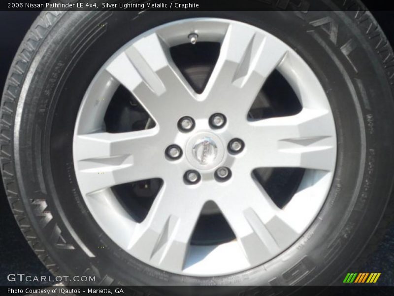 Silver Lightning Metallic / Graphite 2006 Nissan Pathfinder LE 4x4