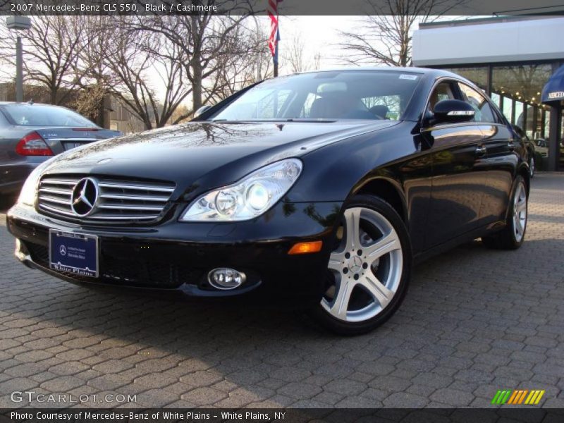 Black / Cashmere 2007 Mercedes-Benz CLS 550