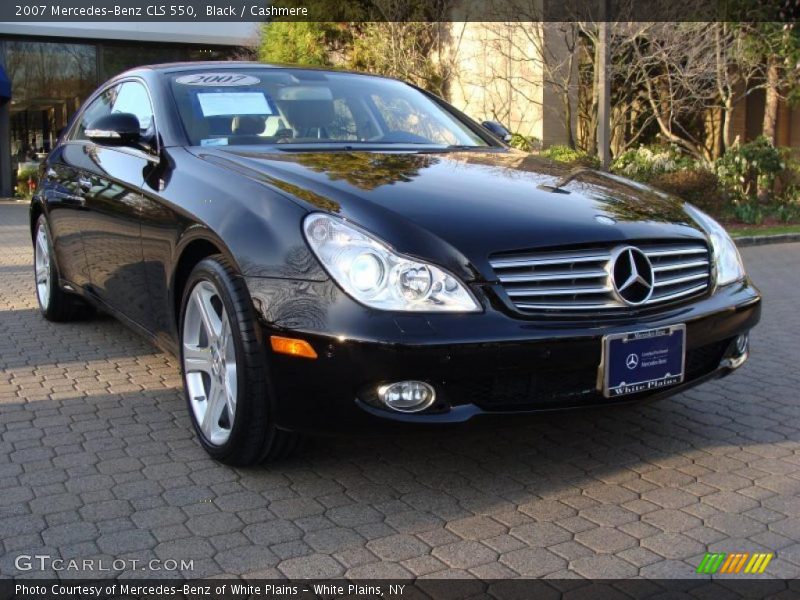Black / Cashmere 2007 Mercedes-Benz CLS 550
