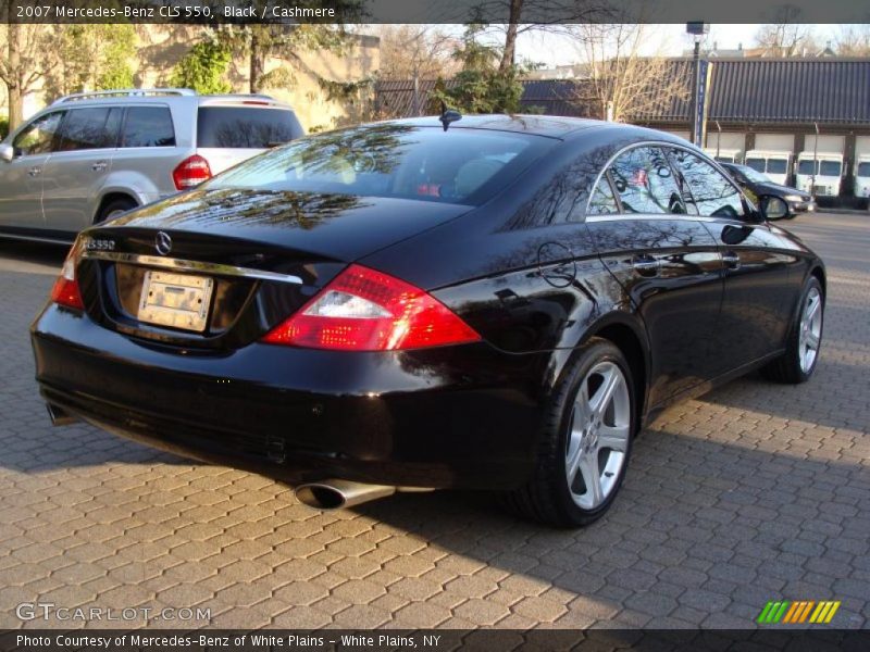 Black / Cashmere 2007 Mercedes-Benz CLS 550