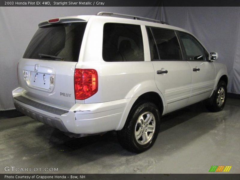 Starlight Silver Metallic / Gray 2003 Honda Pilot EX 4WD