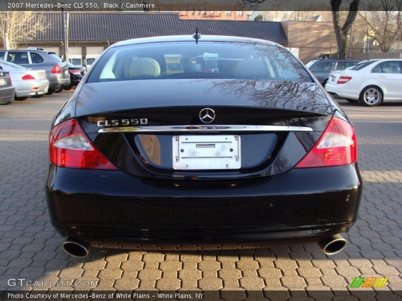 Black / Cashmere 2007 Mercedes-Benz CLS 550