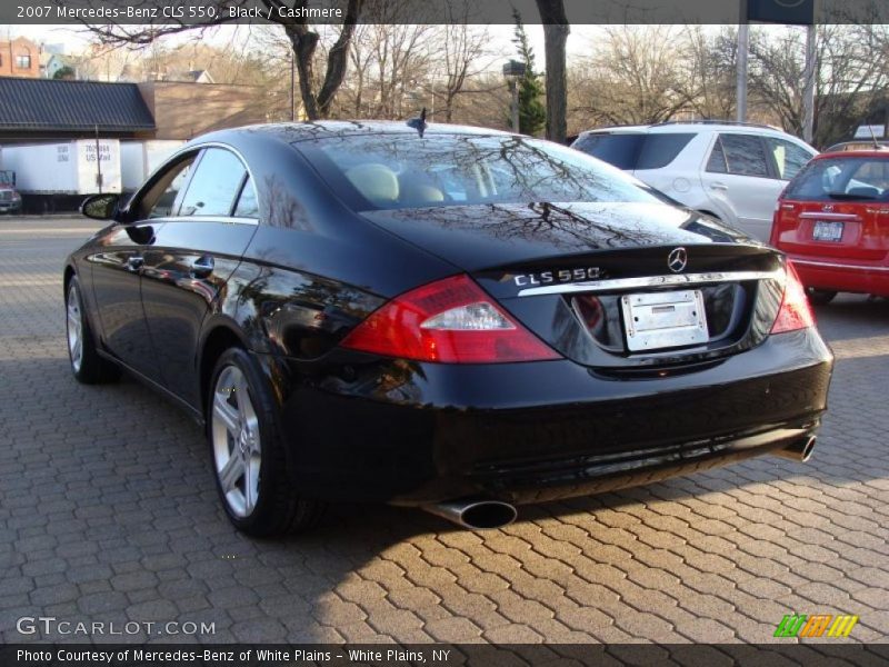 Black / Cashmere 2007 Mercedes-Benz CLS 550