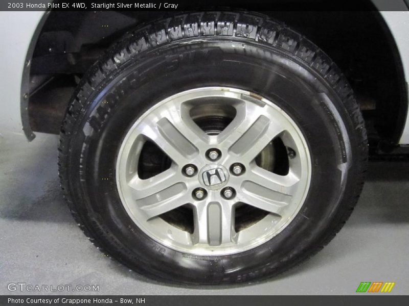 Starlight Silver Metallic / Gray 2003 Honda Pilot EX 4WD