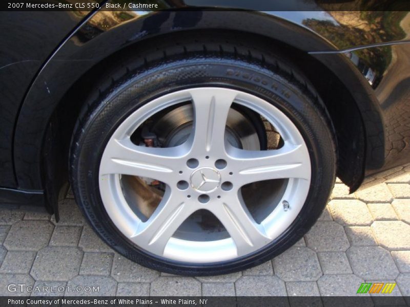 Black / Cashmere 2007 Mercedes-Benz CLS 550