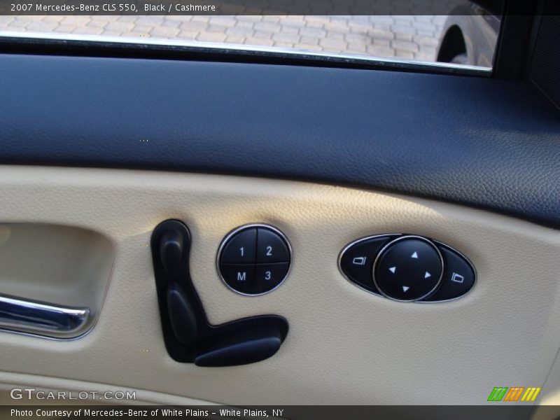 Black / Cashmere 2007 Mercedes-Benz CLS 550