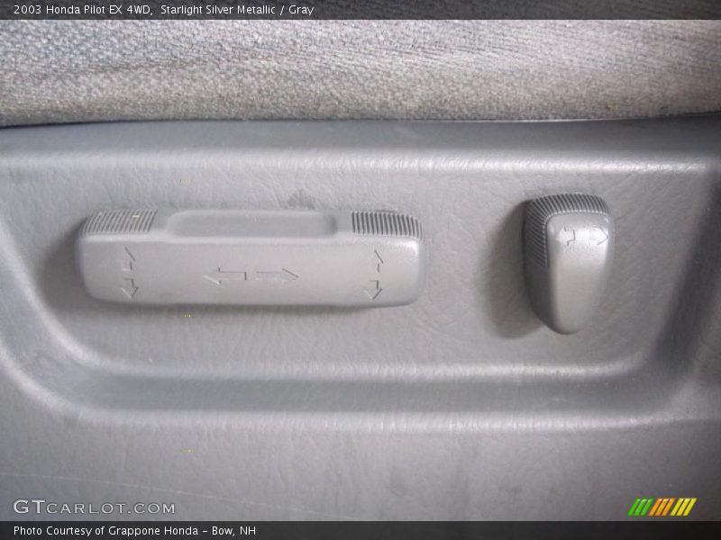 Starlight Silver Metallic / Gray 2003 Honda Pilot EX 4WD