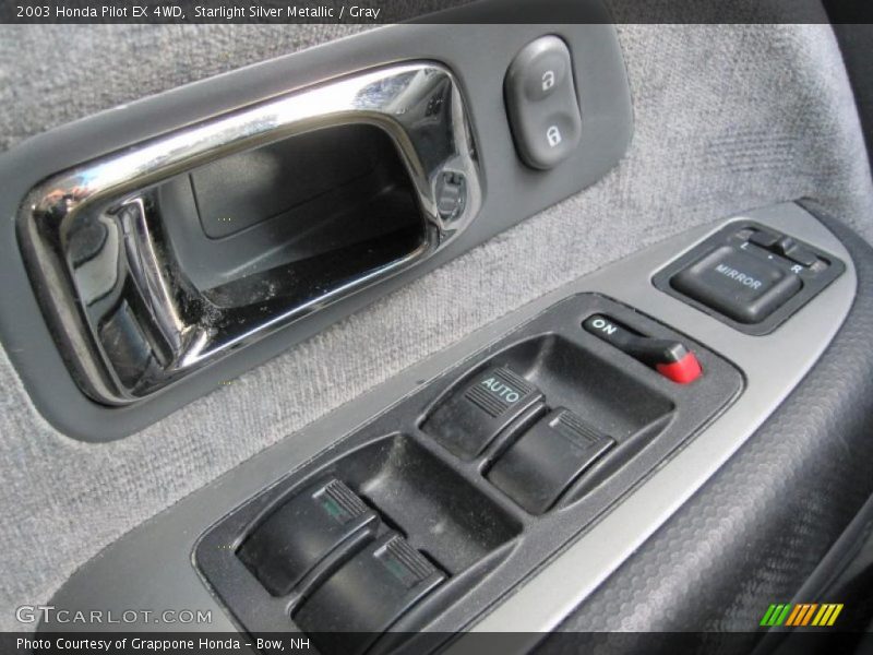 Starlight Silver Metallic / Gray 2003 Honda Pilot EX 4WD