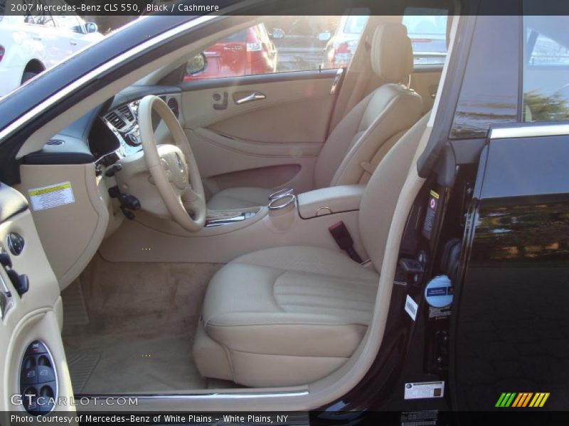 Black / Cashmere 2007 Mercedes-Benz CLS 550