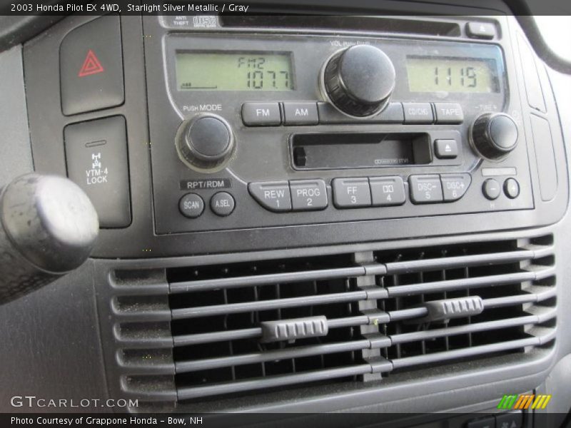 Starlight Silver Metallic / Gray 2003 Honda Pilot EX 4WD