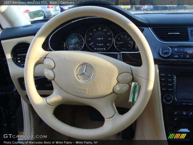 Black / Cashmere 2007 Mercedes-Benz CLS 550