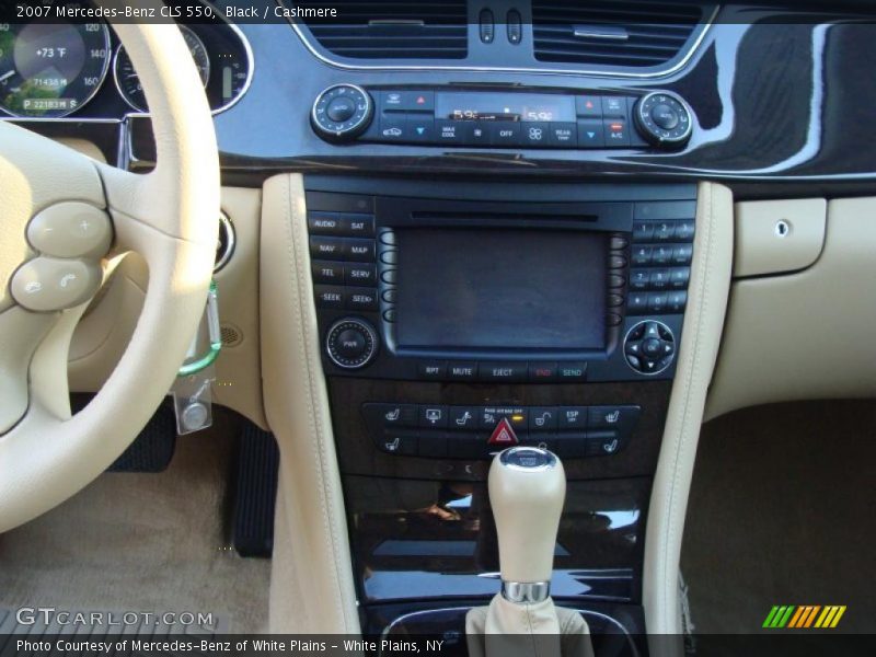 Black / Cashmere 2007 Mercedes-Benz CLS 550