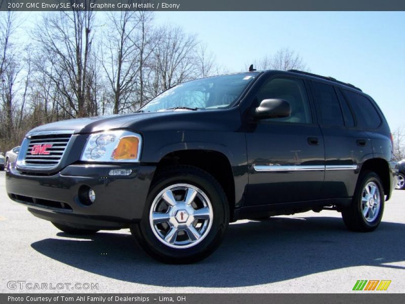 Graphite Gray Metallic / Ebony 2007 GMC Envoy SLE 4x4