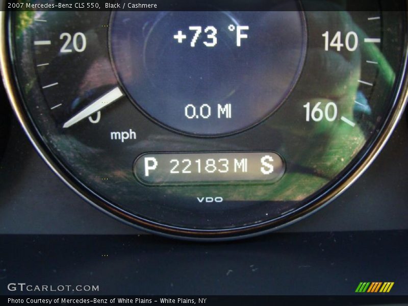 Black / Cashmere 2007 Mercedes-Benz CLS 550
