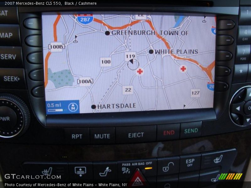Black / Cashmere 2007 Mercedes-Benz CLS 550