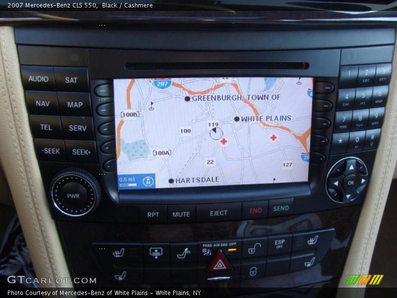 Black / Cashmere 2007 Mercedes-Benz CLS 550