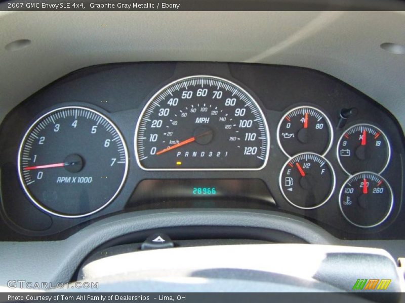 Graphite Gray Metallic / Ebony 2007 GMC Envoy SLE 4x4