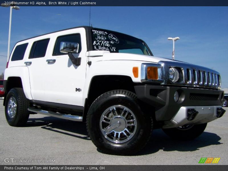 Birch White / Light Cashmere 2008 Hummer H3 Alpha