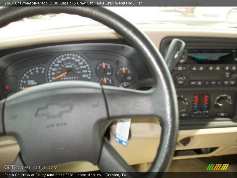 Blue Granite Metallic / Tan 2007 Chevrolet Silverado 1500 Classic LS Crew Cab