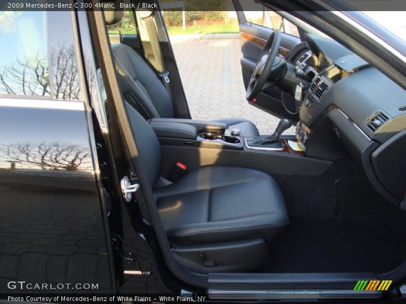 Black / Black 2009 Mercedes-Benz C 300 4Matic