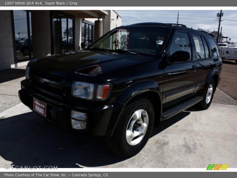 Super Black / Gray 1997 Infiniti QX4 4x4