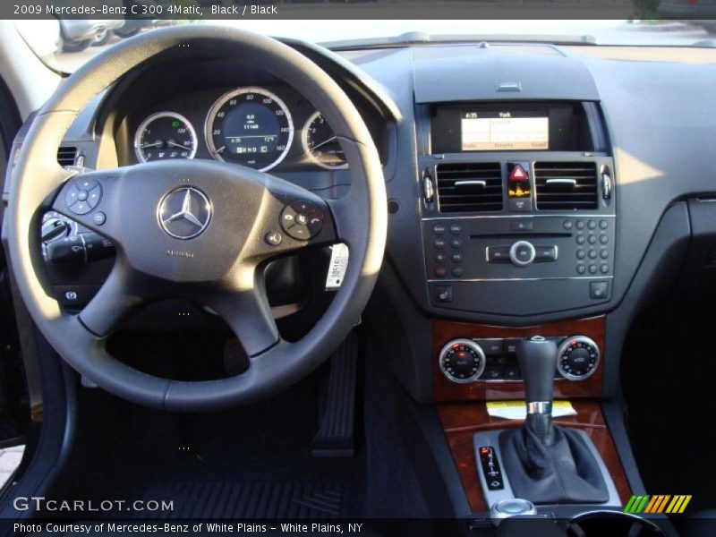 Black / Black 2009 Mercedes-Benz C 300 4Matic