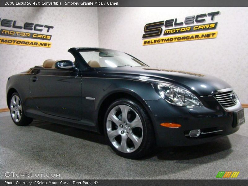 Smokey Granite Mica / Camel 2008 Lexus SC 430 Convertible