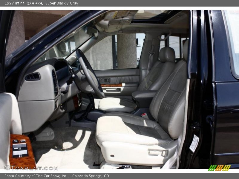 Super Black / Gray 1997 Infiniti QX4 4x4