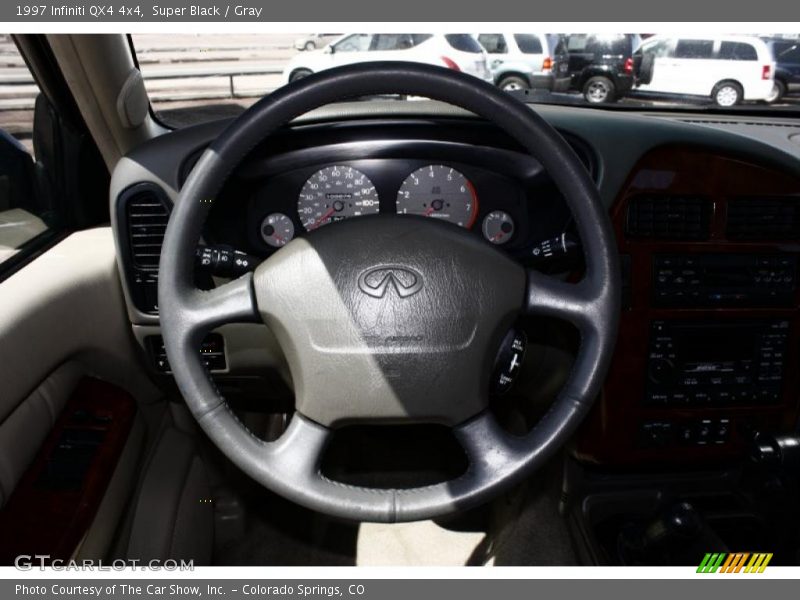 Super Black / Gray 1997 Infiniti QX4 4x4