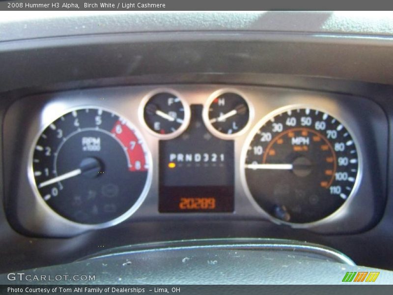 Birch White / Light Cashmere 2008 Hummer H3 Alpha