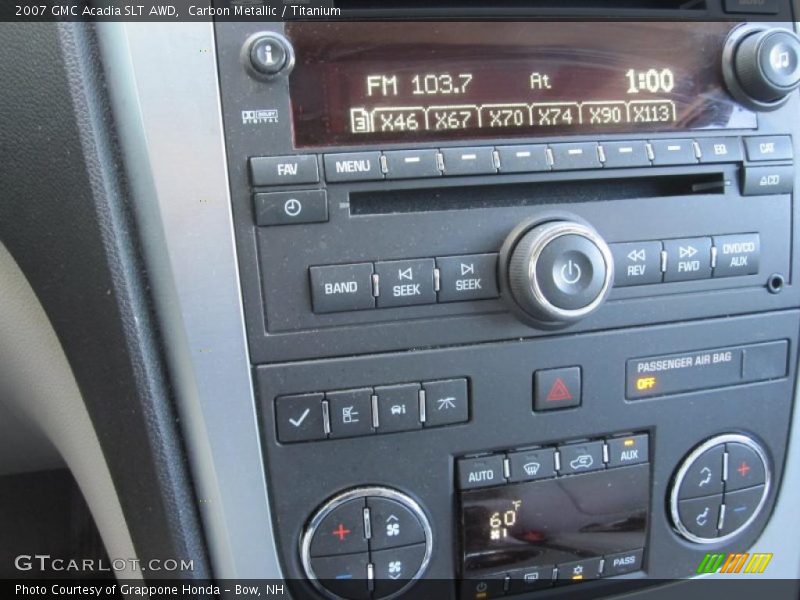 Carbon Metallic / Titanium 2007 GMC Acadia SLT AWD