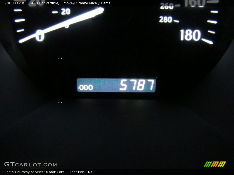 Smokey Granite Mica / Camel 2008 Lexus SC 430 Convertible