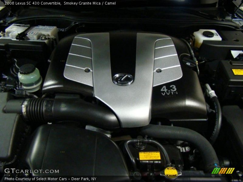 Smokey Granite Mica / Camel 2008 Lexus SC 430 Convertible