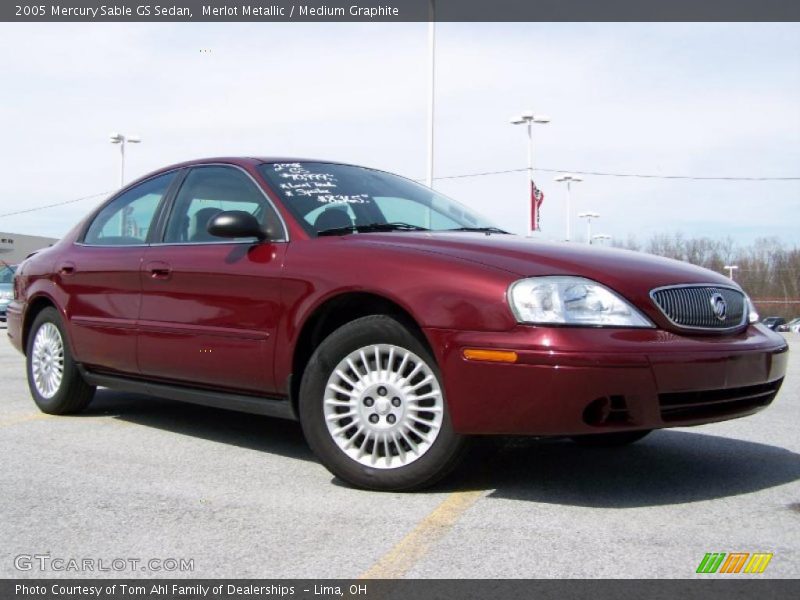 Merlot Metallic / Medium Graphite 2005 Mercury Sable GS Sedan