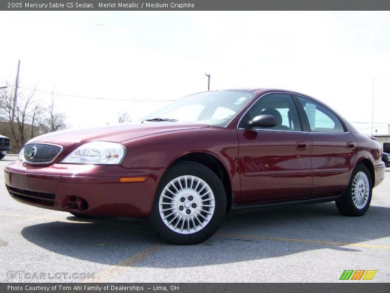 Merlot Metallic / Medium Graphite 2005 Mercury Sable GS Sedan