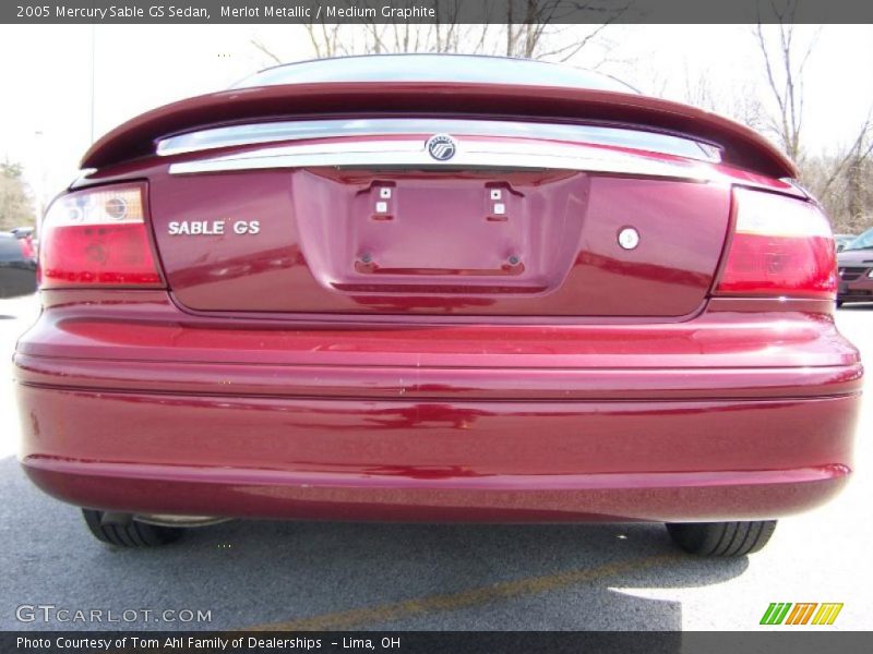 Merlot Metallic / Medium Graphite 2005 Mercury Sable GS Sedan