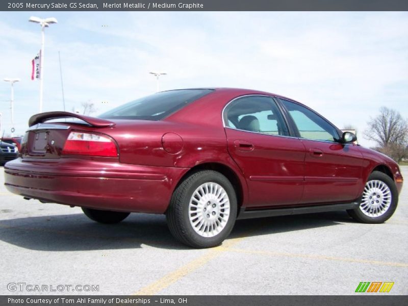 Merlot Metallic / Medium Graphite 2005 Mercury Sable GS Sedan