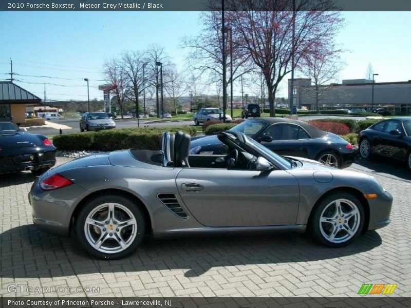 Meteor Grey Metallic / Black 2010 Porsche Boxster