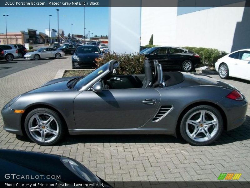 Meteor Grey Metallic / Black 2010 Porsche Boxster