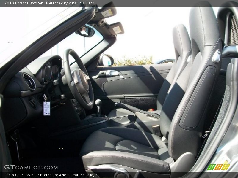 Meteor Grey Metallic / Black 2010 Porsche Boxster