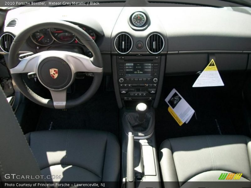 Meteor Grey Metallic / Black 2010 Porsche Boxster