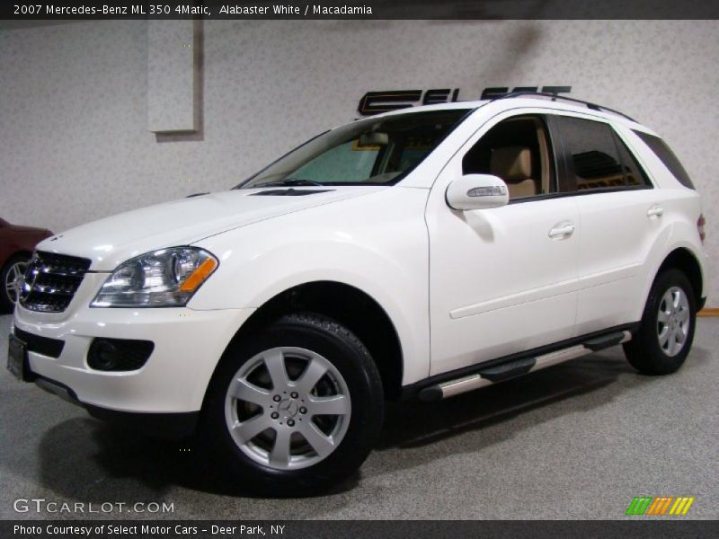 Alabaster White / Macadamia 2007 Mercedes-Benz ML 350 4Matic