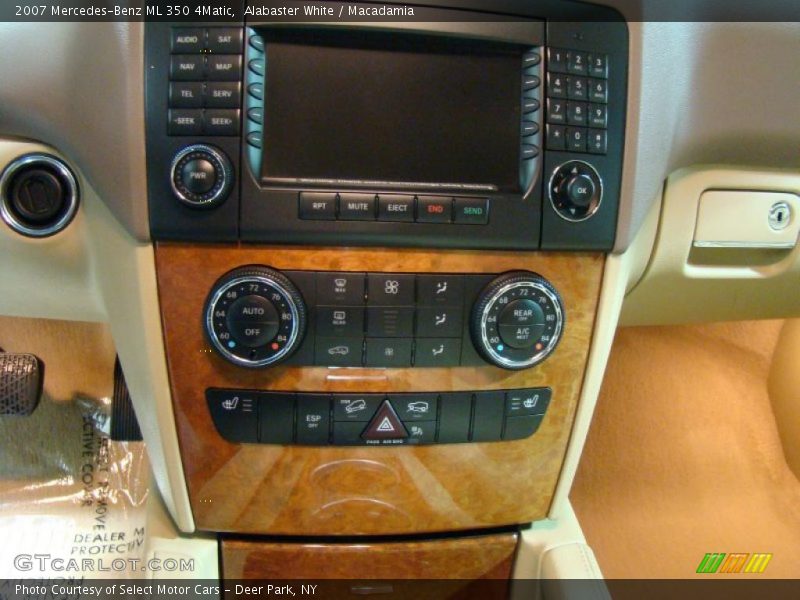 Alabaster White / Macadamia 2007 Mercedes-Benz ML 350 4Matic