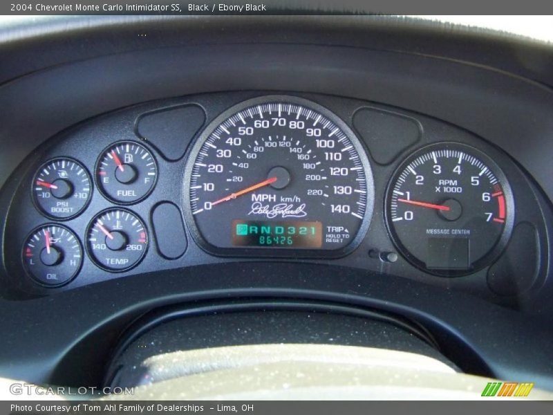 Black / Ebony Black 2004 Chevrolet Monte Carlo Intimidator SS