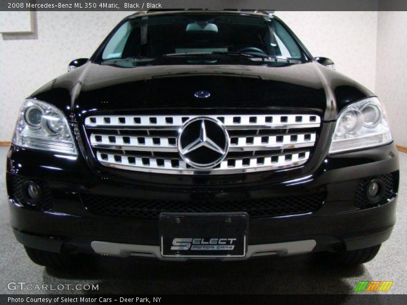 Black / Black 2008 Mercedes-Benz ML 350 4Matic