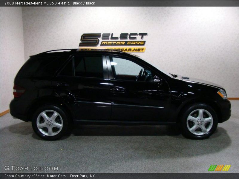 Black / Black 2008 Mercedes-Benz ML 350 4Matic