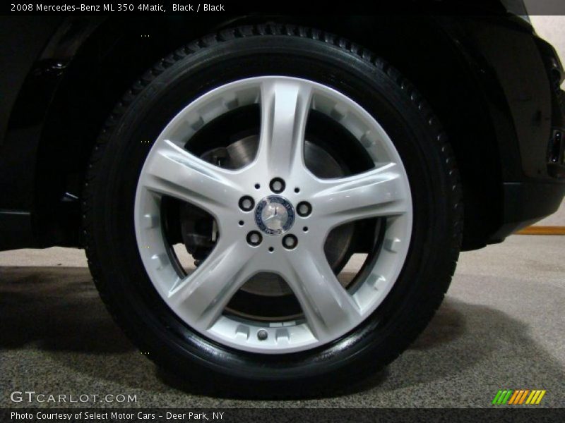 Black / Black 2008 Mercedes-Benz ML 350 4Matic