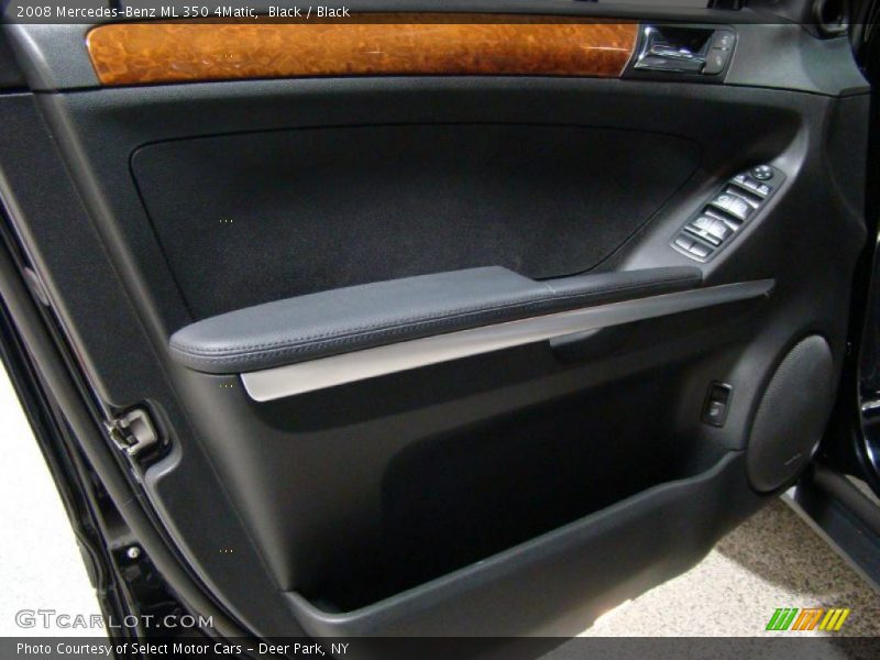 Black / Black 2008 Mercedes-Benz ML 350 4Matic