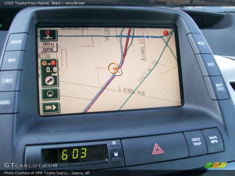Black / Ivory/Brown 2005 Toyota Prius Hybrid