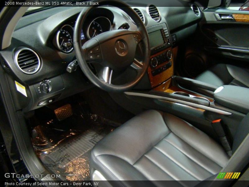 Black / Black 2008 Mercedes-Benz ML 350 4Matic